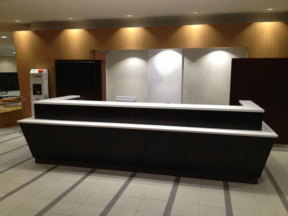 某ハウスメーカー様 奈良総合研究所 受付カウンター