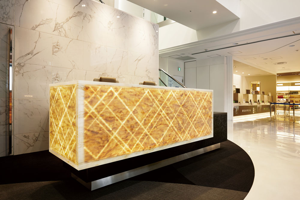 某企業様 受付カウンター